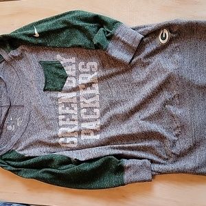 EUC Green Bay Packers 3/4 length Top in Women's Medium